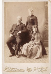 Orson (1838-1920) and Rachel (Everitt) Westfall (1843-1924), with daughter Ada (1876-1910)